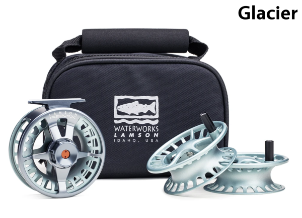Lamson Remix 3 Pack Fly Fishing Reel Glaicer